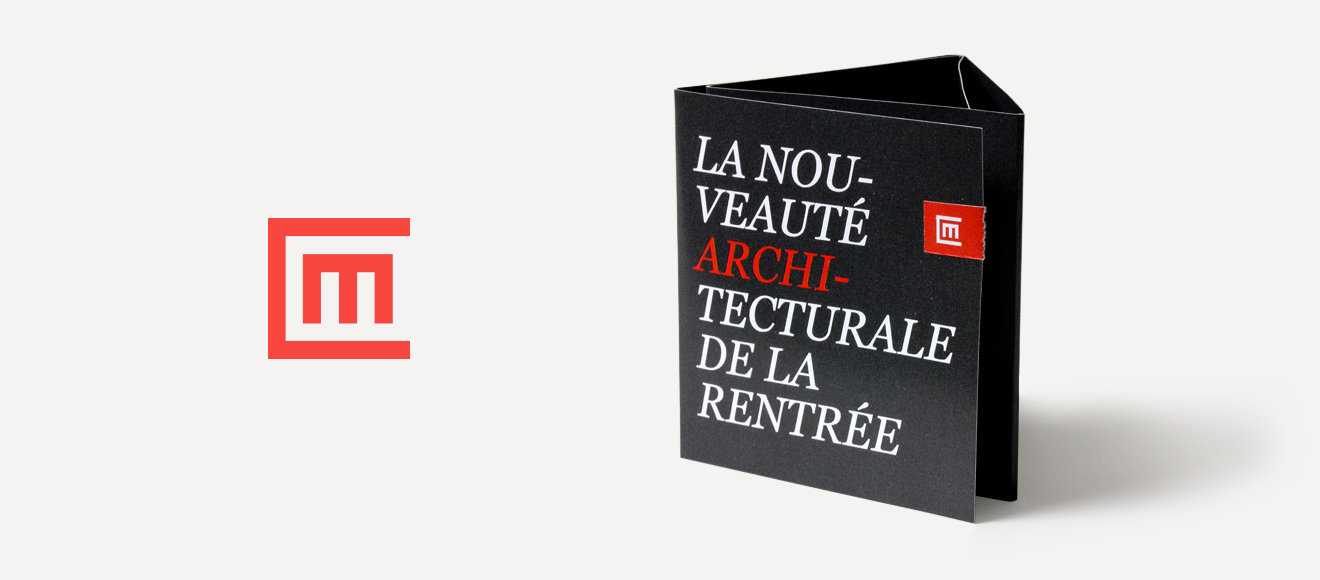 dépliant pour les jpo pour cécile moga réalisée par l'agence de communication à bordeaux