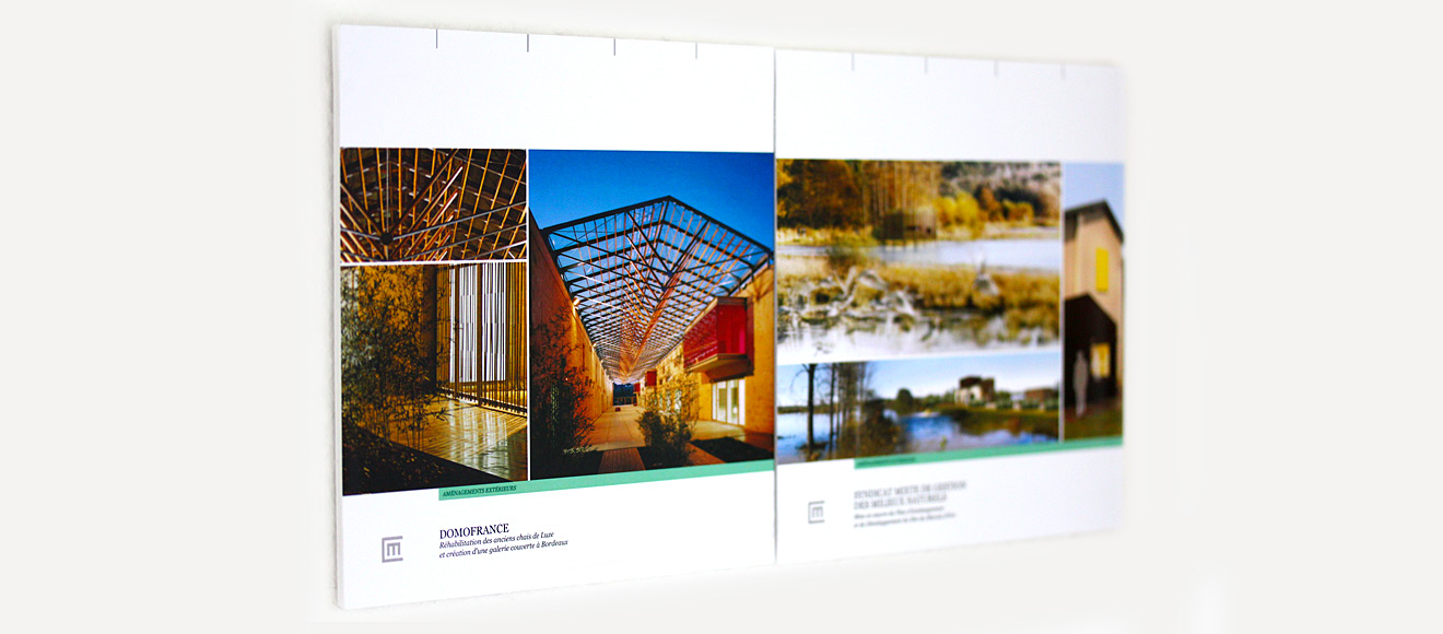 panneaux d'exposition pour les journées portes ouvertes de l'architecture